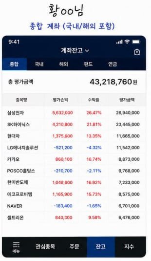 수익 내역