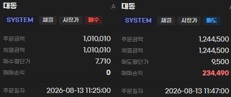 수익 내역